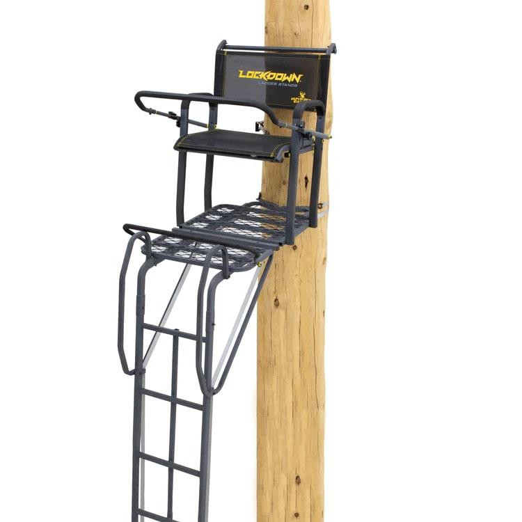 River's Edge Lockdown Ladder Treestand Wide 21 ft - LD200
