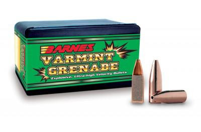 Barnes Varmint Grenade Rifle Bullets .22 cal (Hornet) .224" 30 gr VGFB 100/ct - 30170