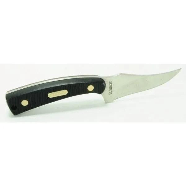 Old Timer Sharpfinger Knife Full Tang 3 3/10" Fixed Blade Black - 1179216