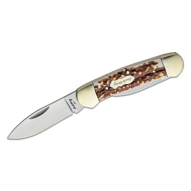 Uncle Henry 11UH Large Canoe Folding Knife 3 3/5" Blade Next Gen Staglon Handle - 1135994