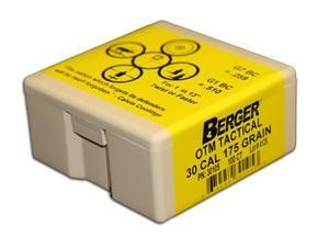 Berger Match Grade Tactical Bullets .338 cal .338" 300 gr HYBRID OTM TACTICAL 250/ct - 60-33794