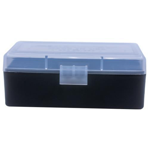 Berry's Ammo Box #403 - .38/.357 cal 50/rd Clear/Black - 61687