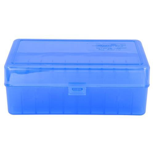 Berry's Mfg 411 Blue Ammo Flip Top Box  Holds 50 Rounds - .45/70 Govt - 87962