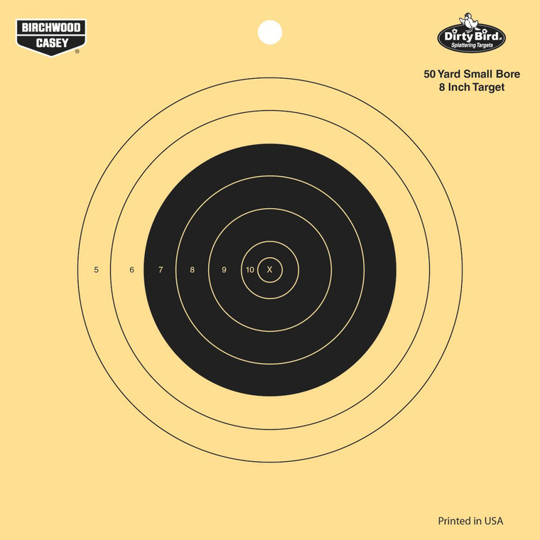 Birchwood Casey Dirty Bird 8" 50 Yard Small Bore Reactive Target 25/ct - BC-35815