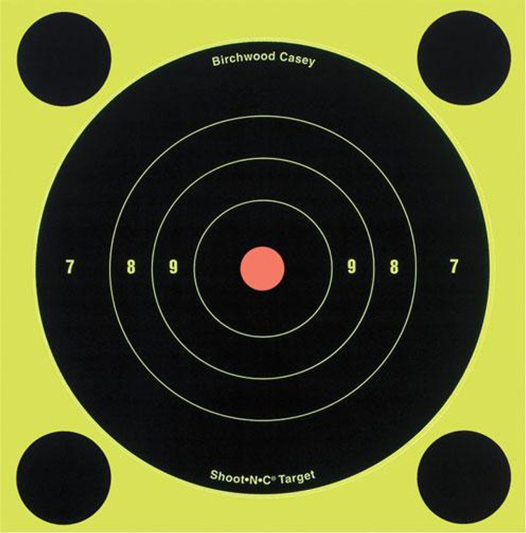 Birchwood Casey Shoot-N-C 8" Bull's Eye Targets  - BC-34825 Birchwood Casey Shoot-N-C 8" Bull's Eye Targets  - BC-34825