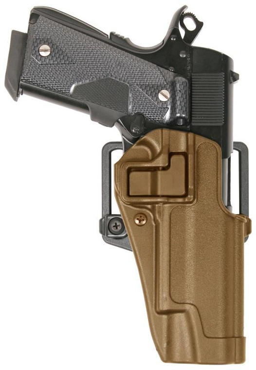 Blackhawk! SERPA CQC Concealment Holster Matte Finish Colt 1911 Coyote Tan Left Hand - 410503CT-L