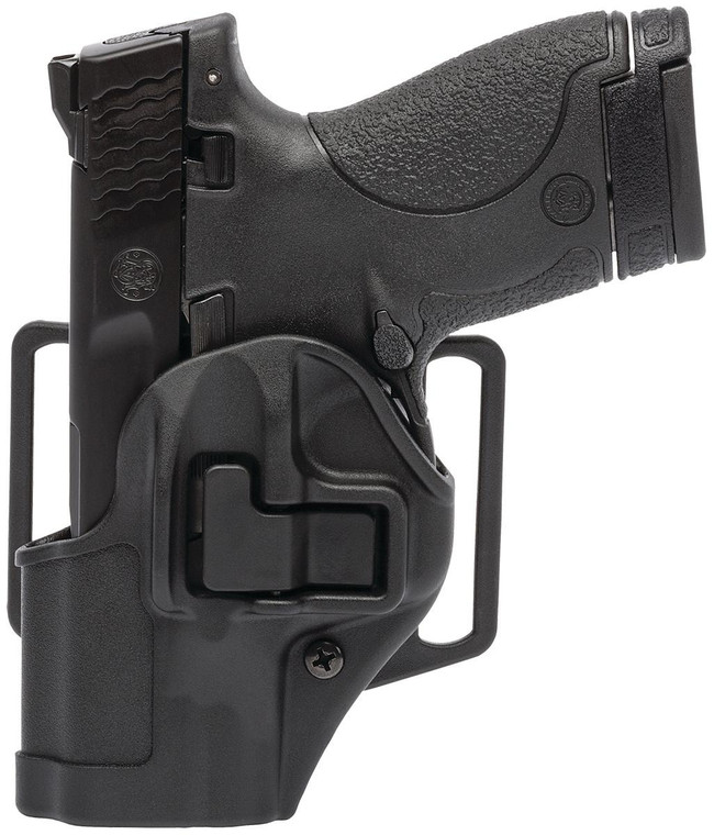 Blackhawk! SERPA CQC Concealment Holster Matte Finish S&W M&P Shield 9/.40 Black Left Hand - 410563BK-L