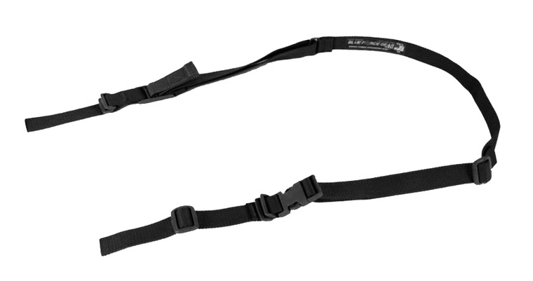 Blue Force Gear Vickers 2-Point Combat Sling with Acetal Adjuster Black - VCAS-125-OA-BK