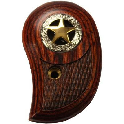 Bond Arms Standard Handgun Grips Rosewood with 2-Tone star - Grip:Rosewood w/2 Tone Star