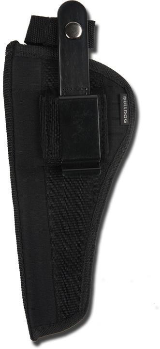 Bulldog Extreme Handgun Holster with Belt Loop and Clip for Large Frame Revolvers with 5-6" Barrels Black Ambi - FSN-23