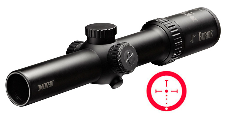 REFURBISHED Burris MTAC Rifle Scope - 1-4x24mm Ballistic CQ Matte - 200437-R