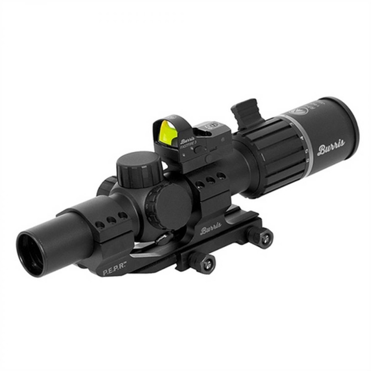 Burris RT-6 Rifle Scope Combo FastFire III & PEPR Mount - 1-6x-24mm Illum Ballistic AR Reticle Matte Black - 200475