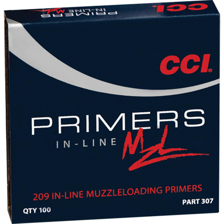 CCI 209 In-Line Muzzleloader Primers 100/ct - 307 CCI 209 In-Line Muzzleloader Primers 100/ct - 307