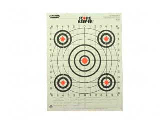 Champion Scorekeeper Targets Fluorescent Orange Bull - 100 yd. Rifle Sight-In 12/Pack - 45726