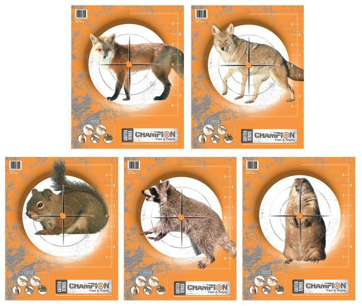 Champion Critter Series Targets - 11" X 14" 10/Pack - 45781