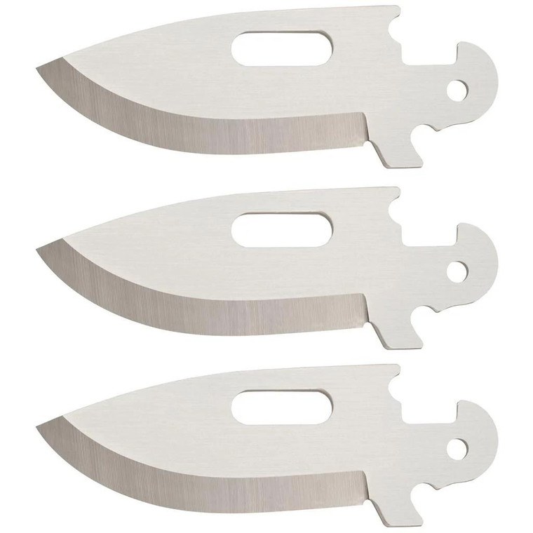 Cold Steel Click-N-Cut Replacement Blade 3/pk - 2-1/2" Drop Point - CS-40AP3A