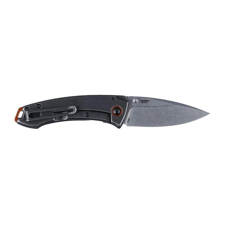 CRKT Tuna Compact Folding Knife 2-3/4" Drop Point Blade Black - 2522