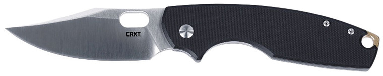 CRKT Pilar IV Folding Knife 3-1/10" Clip Point Blade Black and Silver - 5321