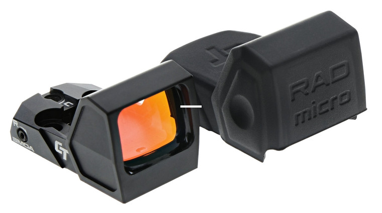 Crimson Trace RAD Micro Pro Compact Open Reflex Sight Red Dot Compact/Sub Com Pistols - 01-01970