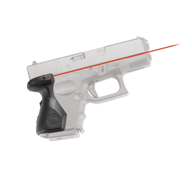Crimson Trace Semi-Automatic Lasergrip - for Glock 4th Generation Sub-Compact .26/.27/.33 - LG-852