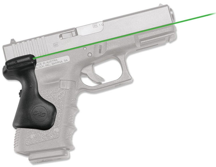Crimson Trace Semi-Automatic Lasergrip - Green Laser for Glock 3rd Gen Compact Pistols .19.23.25.32 - LG-639G