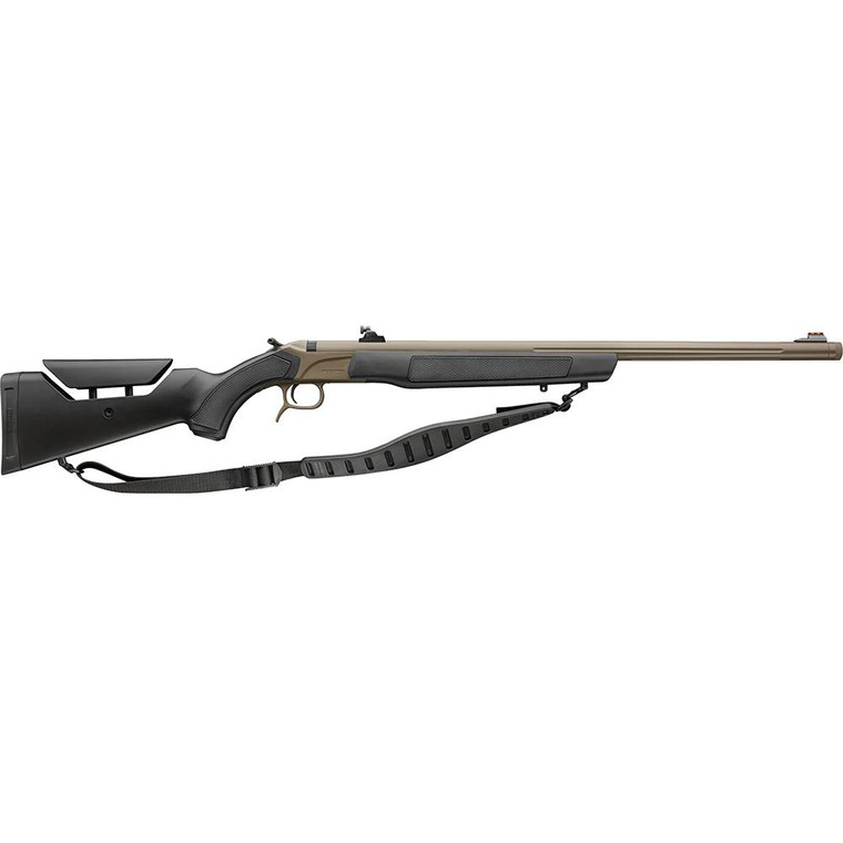 CVA Accura LR-X Muzzleloader Rifle .50 Cal Magnum 30" 3/4x24 Threaded Cerakote FDE Williams Peep Sights - PR3212N