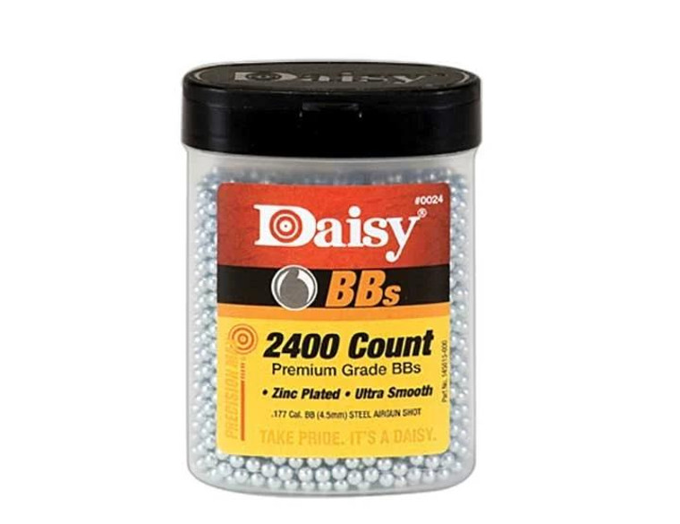 Daisy PrecisionMax .177 BB Zinc-Plated Steel 2400/ct Bottle - 980024-446 Daisy PrecisionMax .177 BB Zinc-Plated Steel 2400/ct Bottle - 980024-446