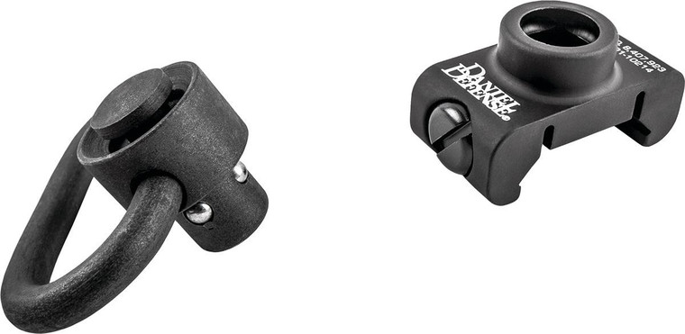 Daniel Defense Rail Mount QD Swivel Attachment Point with Swivel Black - 03-021-30029