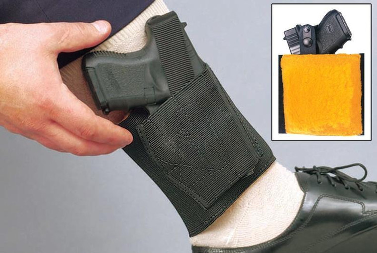 DeSantis Apache Ankle Rig Holster for Glock 26/27/29 Black RH - 062BAE1Z0