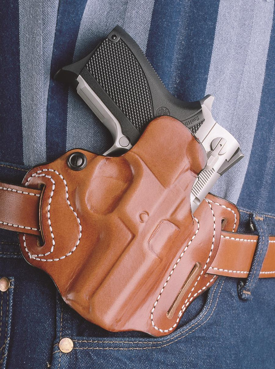 DeSantis #002 Speed Scabbard Holster for S&W M&P Shield 45 Tan RH - 002TA5EZ0