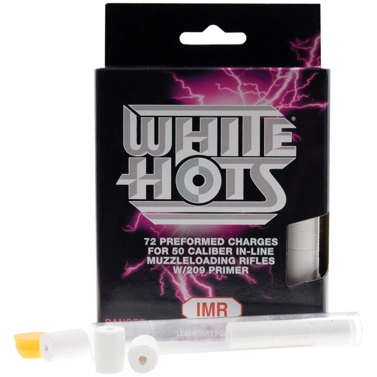 IMR Powder White Hots 50/50 Pellets - 72/ct - WHP50