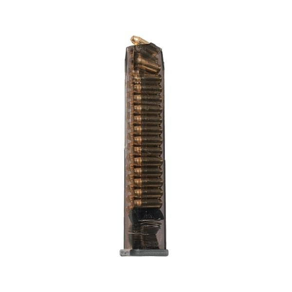 Elite Tactical Systems Carbon Smoke Handgun Magazine for Glock 20 10mm 30/rd - SMK-GLK-20-30