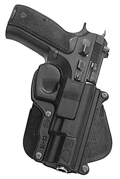 Fobus Standard Paddle Holster for CZ 75 9mm Black Right Hand - CZ75