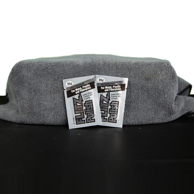 Flitz Metal Polish Paste - 100 - 2 gr .99 cent Samples in a Jar - FB-TS010-100