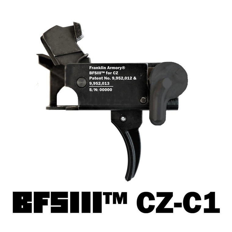 Franklin Armory BFSIII CZ-C1 Binary Firing System for CZ Scorpion - Curved Trigger - 06-50000-BLK