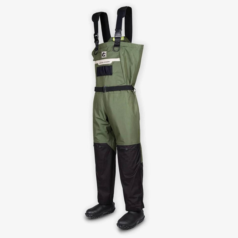 Gator Waders Shield Insulated Pro Series Waders Mens Olive Regular 8 - SHI17MR8