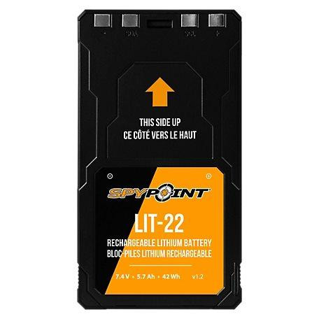 Spypoint LIT-22 Rechargeable Battery for Spypoint FLEX Trail Cameras - Twin Pack - 5538