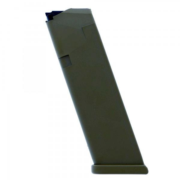 Glock Gen5 Factory Magazine G19 G26 9mm Luger - OD Green 15/rd (Pkg) - 47460