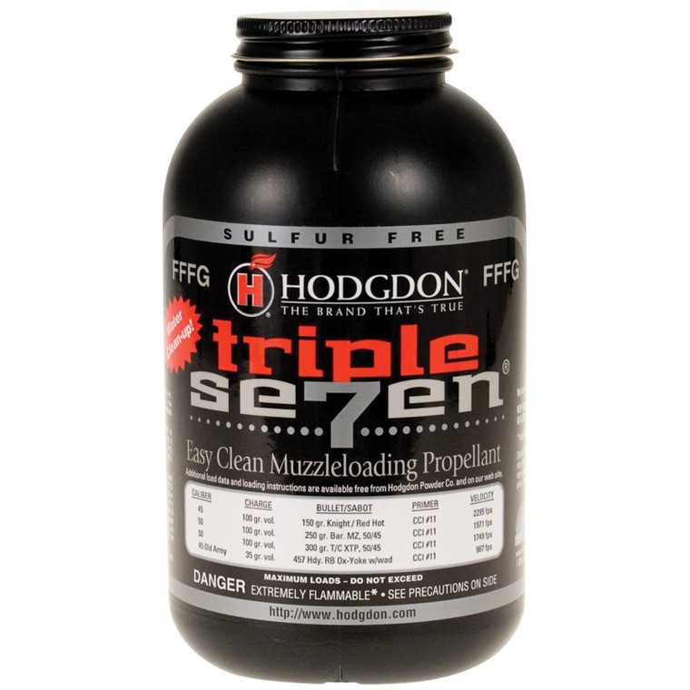Hodgdon Triple Seven Granular Powder - Muzzleloader FFFg 1 lbs - T73