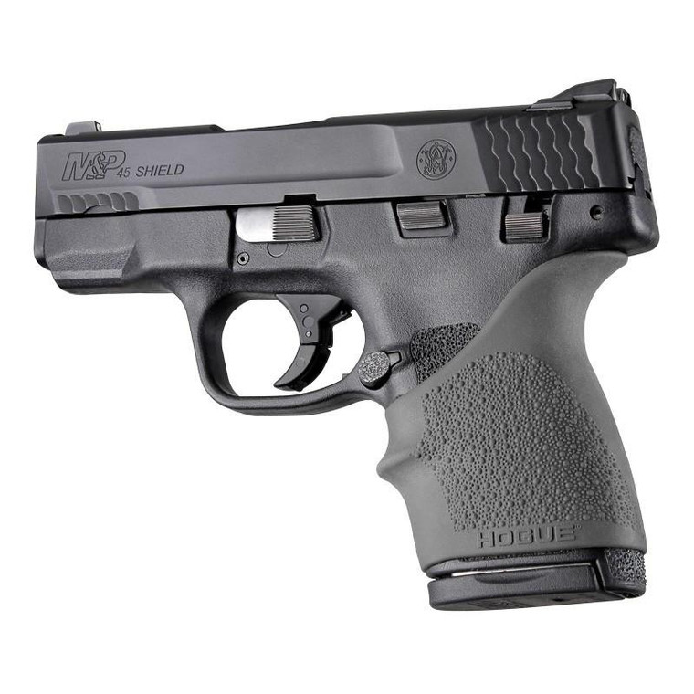 Hogue HandAll Beavertail Handgun Grip Sleeve for S&W M&P Shield 45/Kahr P9/40 CW9/40 Slate Grey - 18302