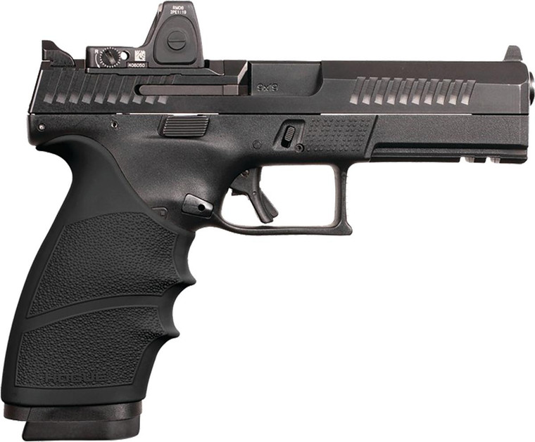 Hogue HandAll Beavertail Grip Sleeve CZ P-10 Full Size 9mm - Black - 17800