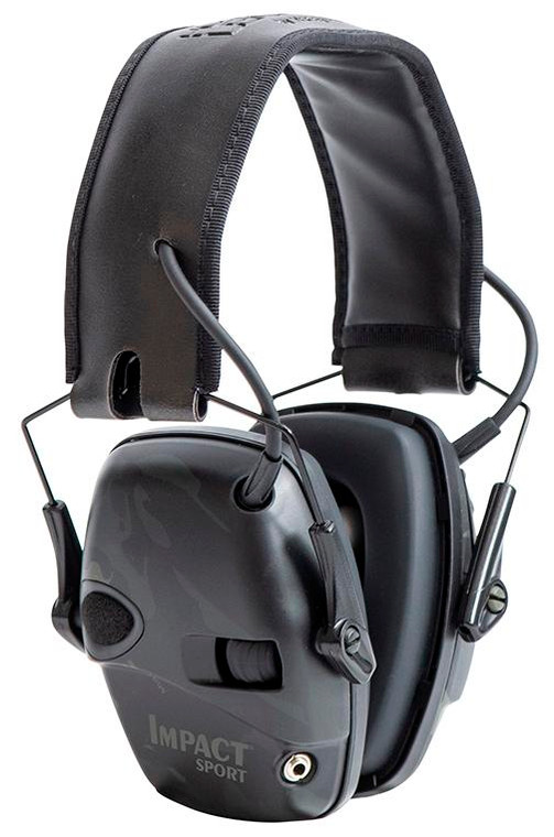 Impact Sport Electronic Earmuff NRR 22db Multi-Cam Black - Howard Leight by Honeywell - R-02527