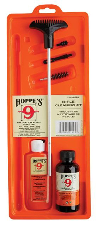 Hoppe'sCleaning Kit for Calibers .22 .222 .223 .224 .225 .243 .25 .25-06 .257 - U22B Hoppe'sCleaning Kit for Calibers .22 .222 .223 .224 .225 .243 .25 .25-06 .257 - U22B
