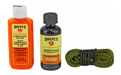 Hoppe's 1.2.3. Done Pistol Cleaning Kit 9mm .38 cal - 110009