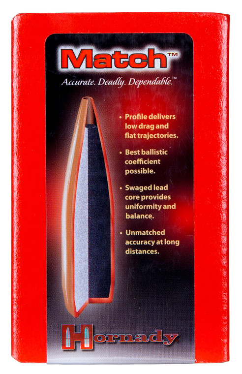Hornady Match Bullets .308 Win .308" 155 gr BTHP 100/box - 3039