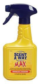 Hunter's Specialties Scent-A-Way Max Odor Control Spray - Odorless 12 oz - HS-SAW-07740