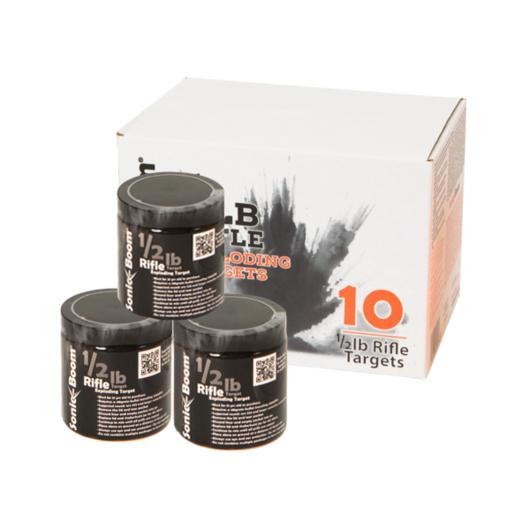 Sonic Boom 1/2 lb Exploding Rifle Targets 10/ct - SBTHP10P