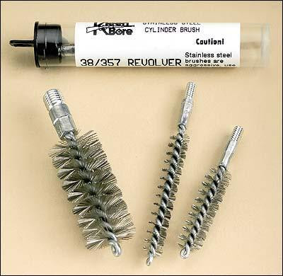 KleenBore Stainless Steel Cylinder Brush .44/45 Cal Revolver - C203