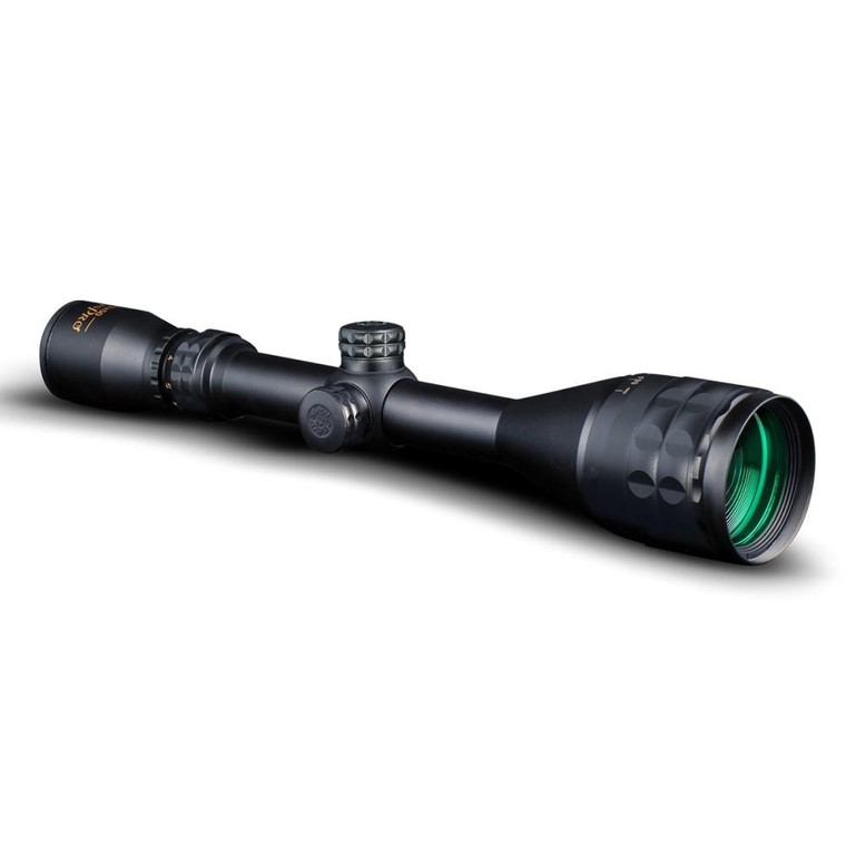 KonusPro 3-12x50mm Rifle Scope with Sunshade 30/30 Reticle Matte Black - 7256