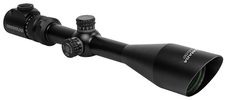 Konus Armada Rifle Scope 6x-24x56mm 30mm SFP Fine Crosshair w/Center Dot Reticle - Black - 7166